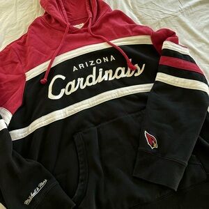 Throw Back Vintage Arizona Cardinal Hoodie ( Mitchel & Ness )